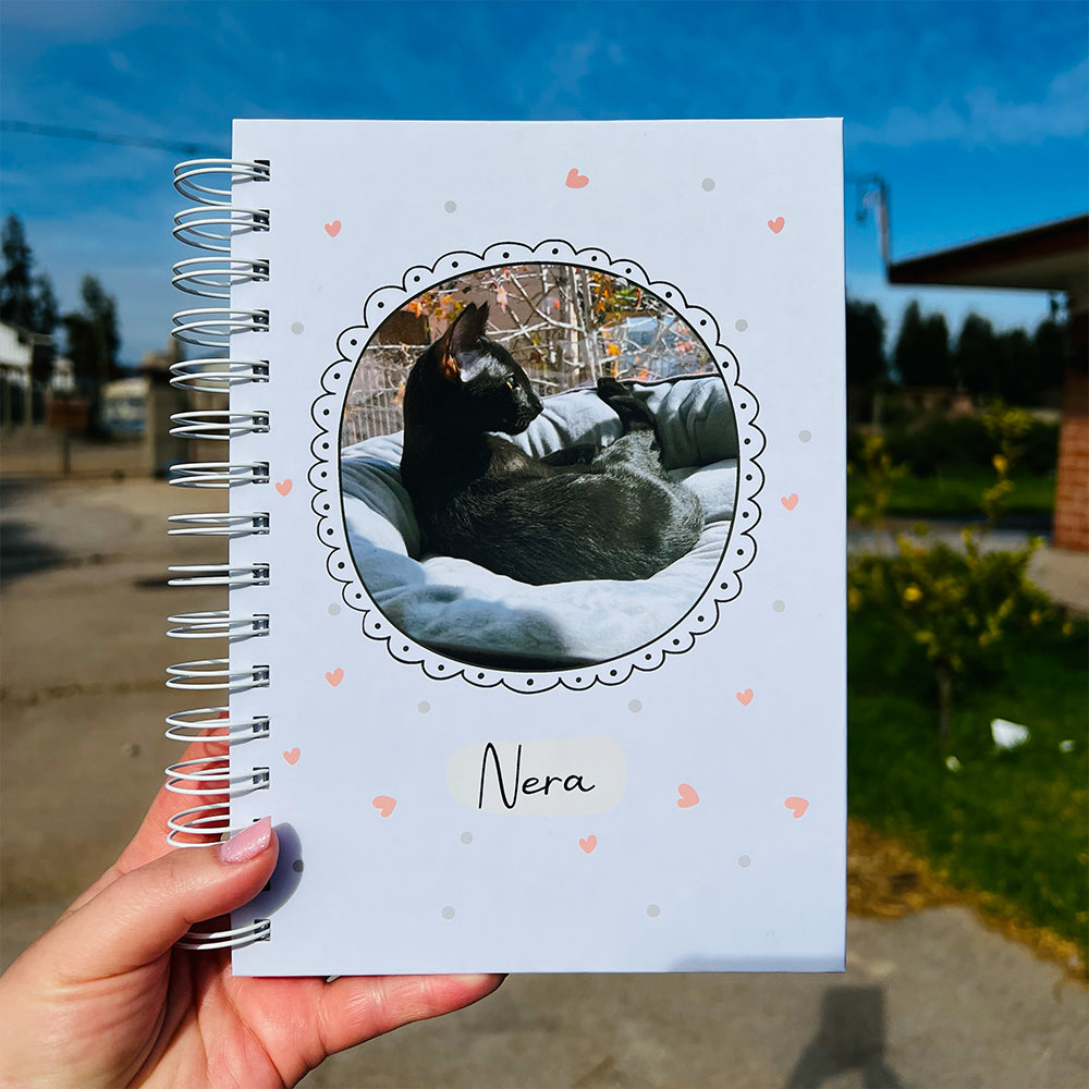 Control veterinario para gatos personalizado Fiestas en Papel