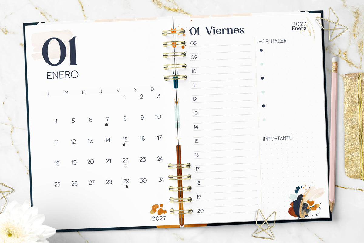Agenda Ejecutiva Navy 2027 con Horario