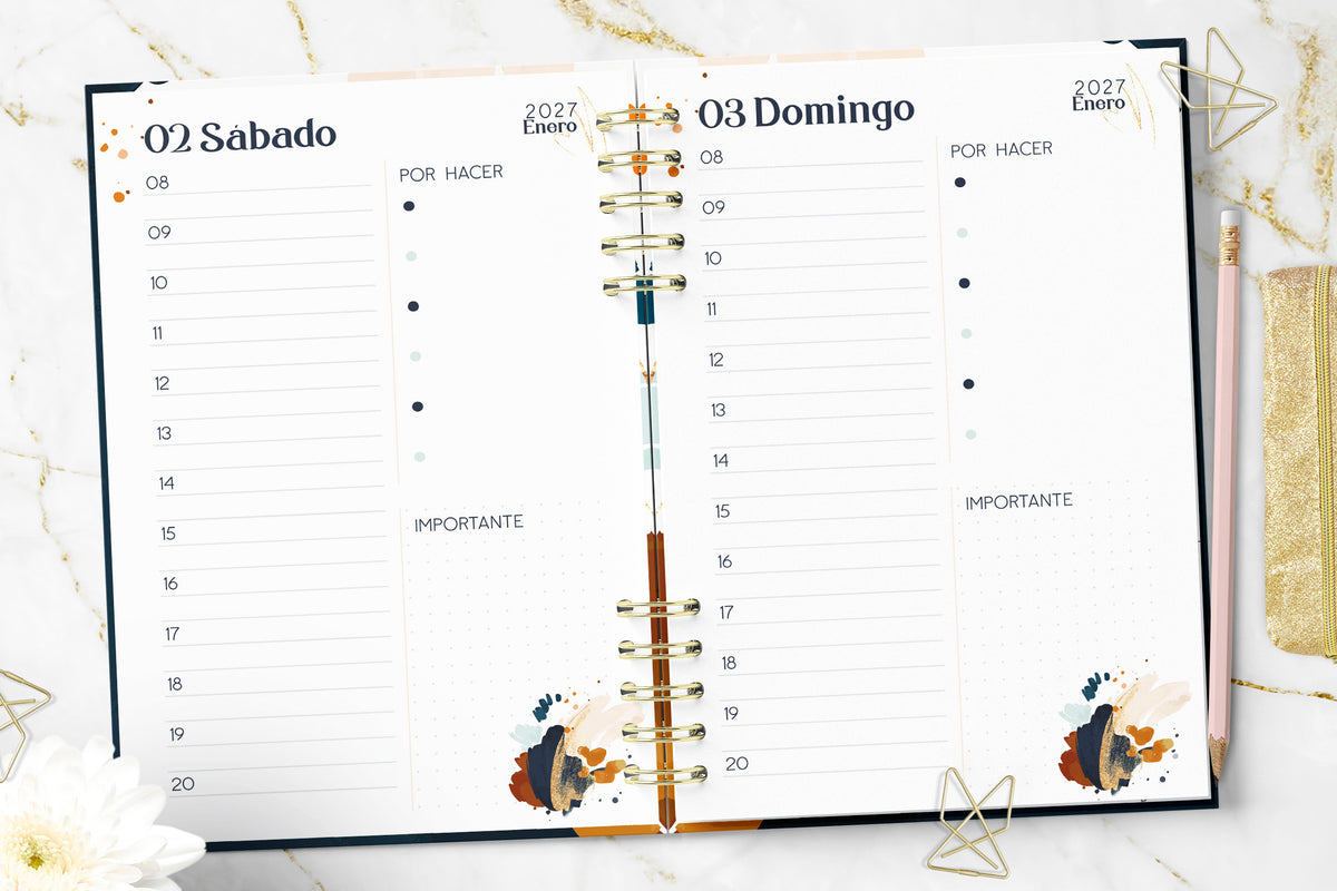 Agenda Ejecutiva Navy 2027 con Horario