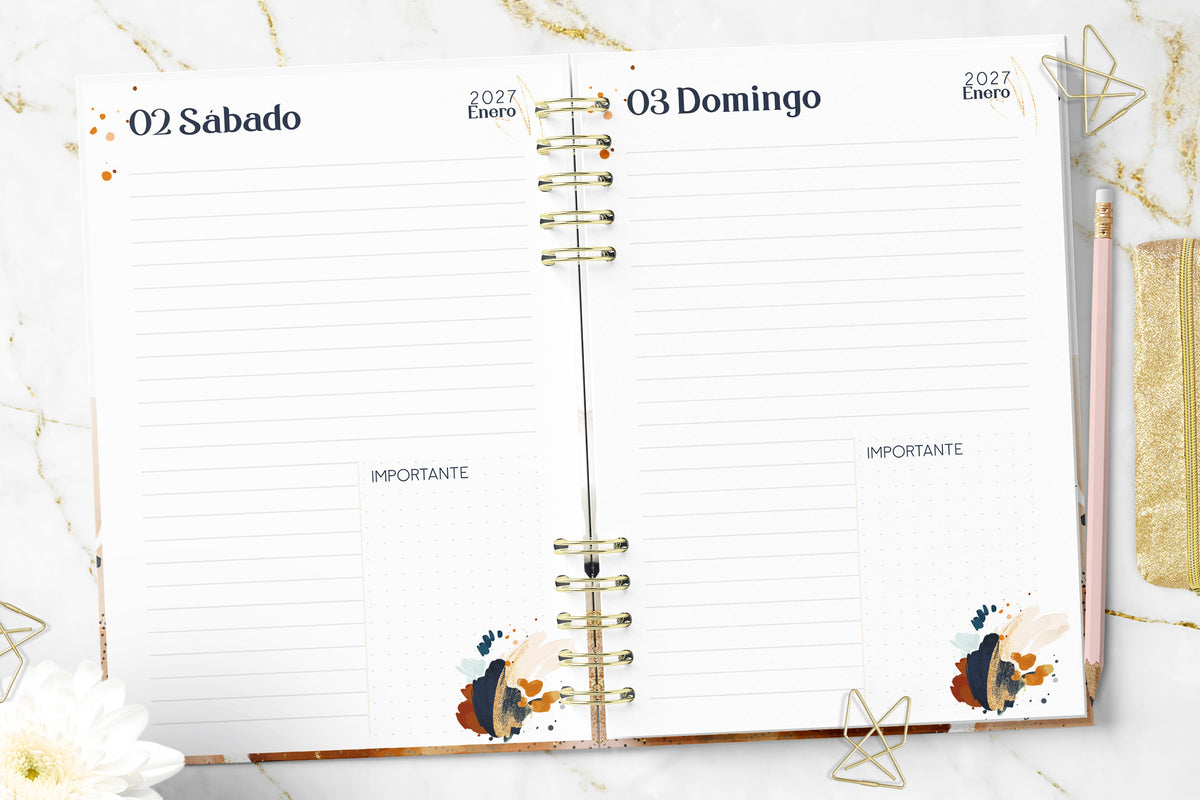 Agenda Ejecutiva Navy 2027 Rayada
