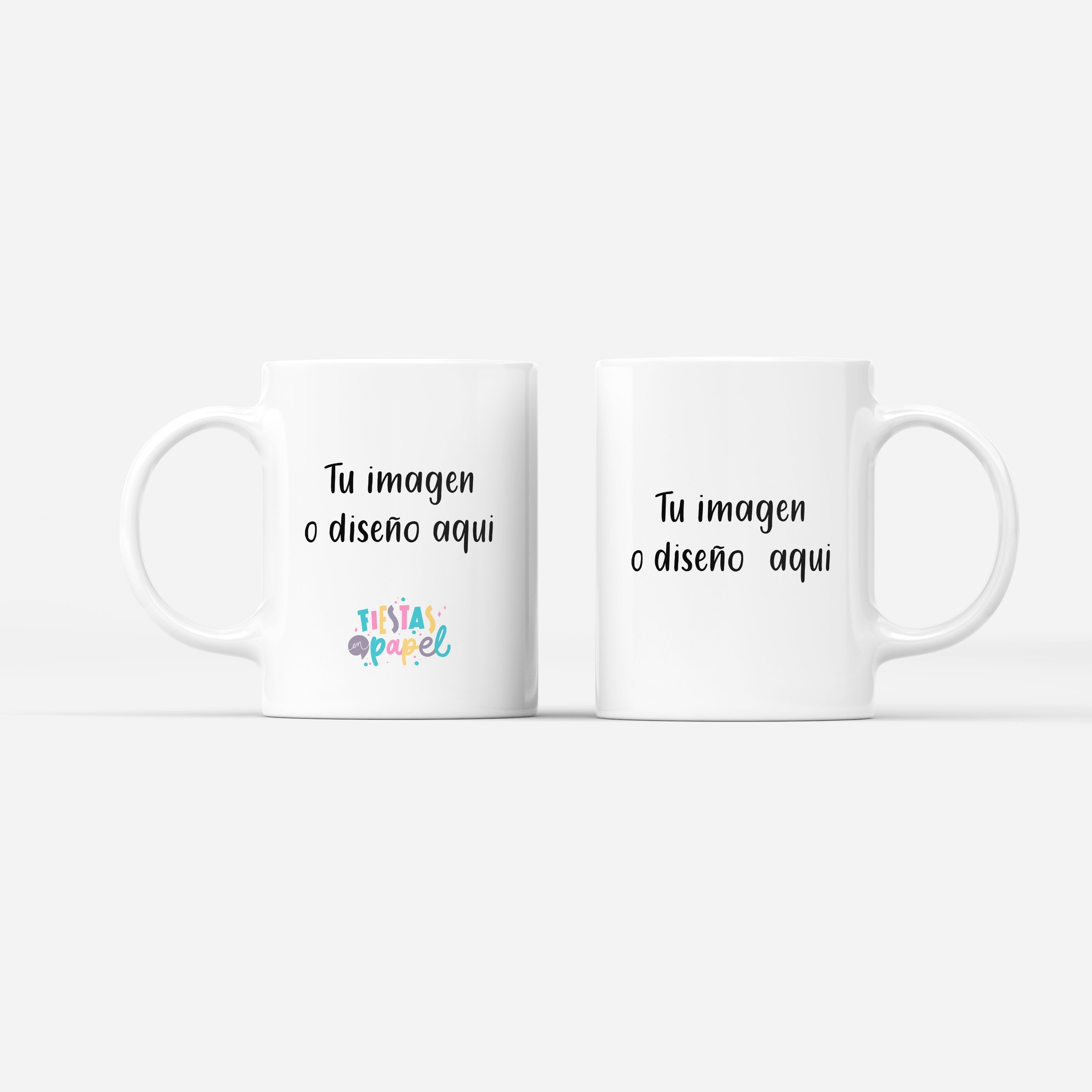 Tazón personalizado Fiestas en Papel