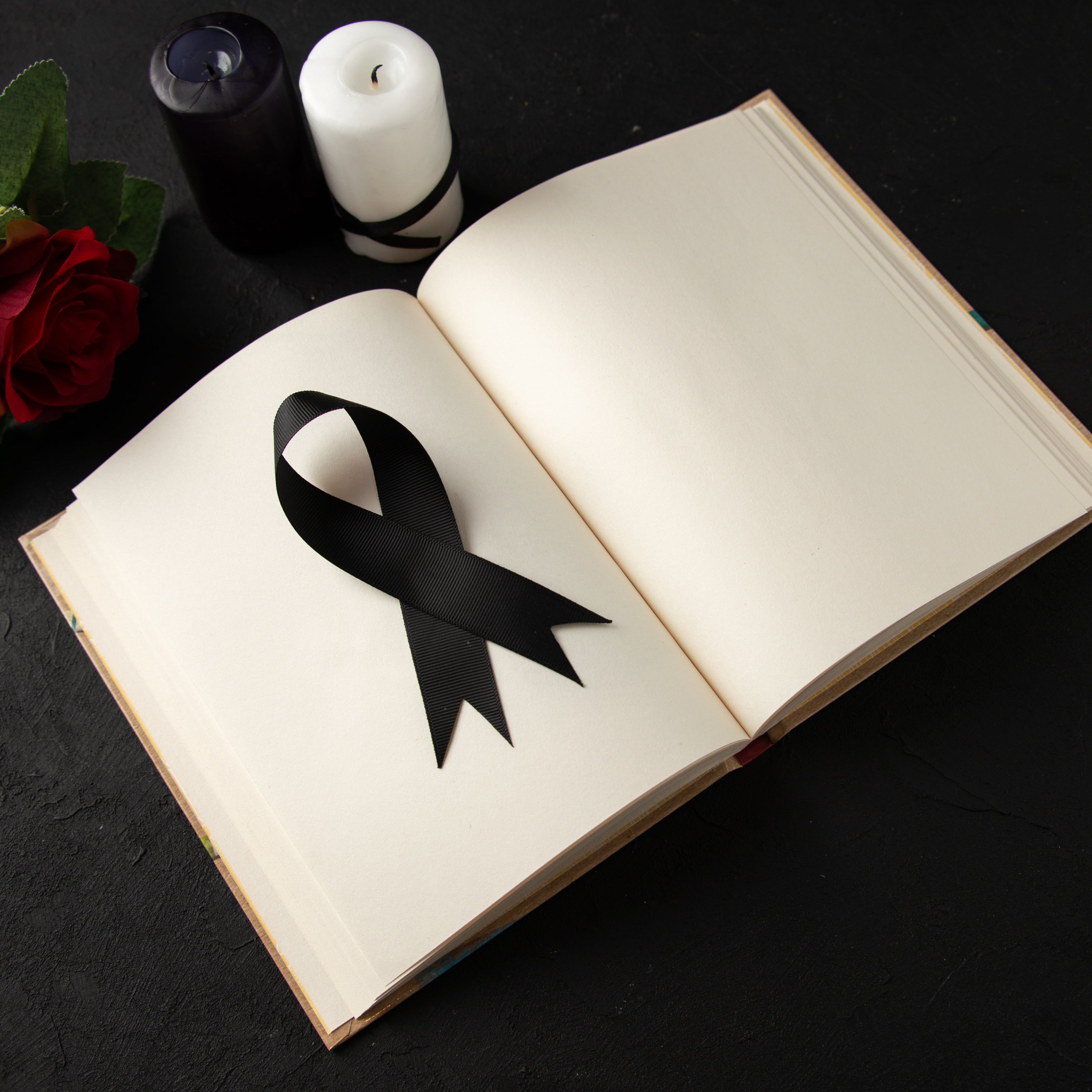 Libro de condolencias personalizado Fiestas en Papel