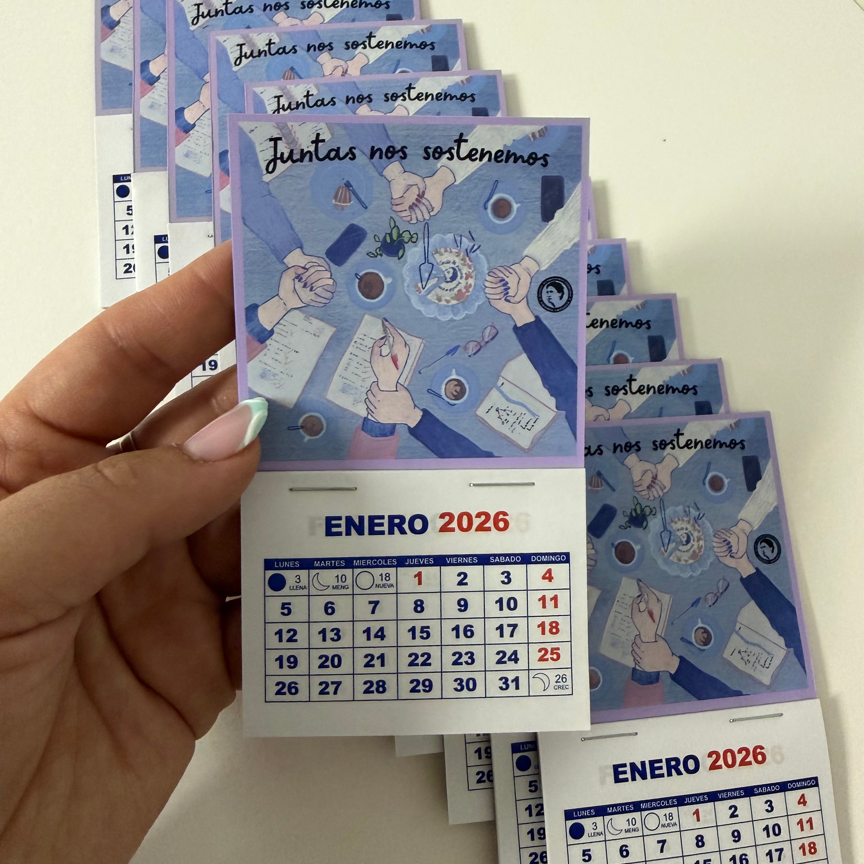 12 calendario imán 2026