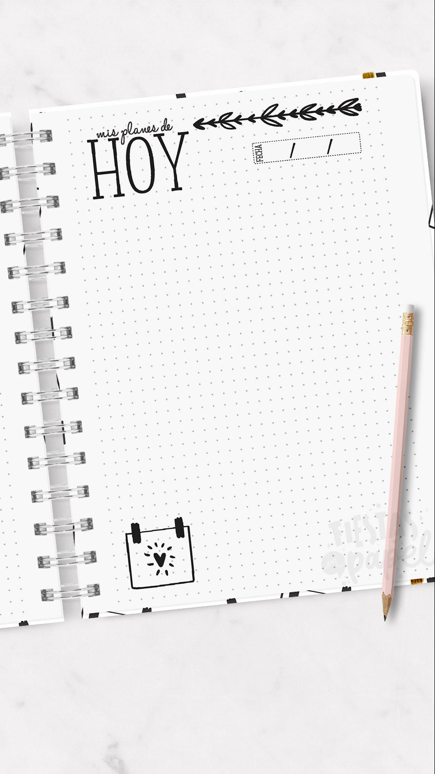 Planner Sin Fecha - Diario