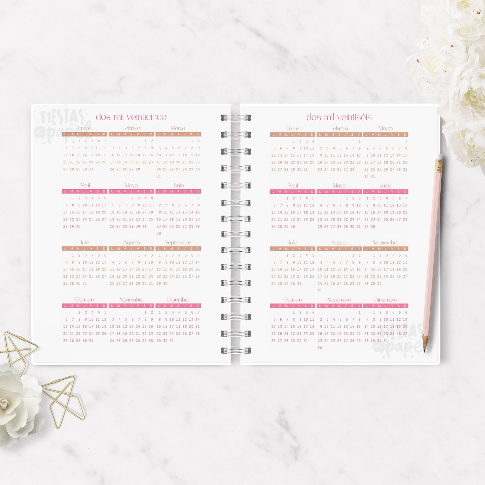 Agenda 2026 Citas Nails & Lashes Diaria