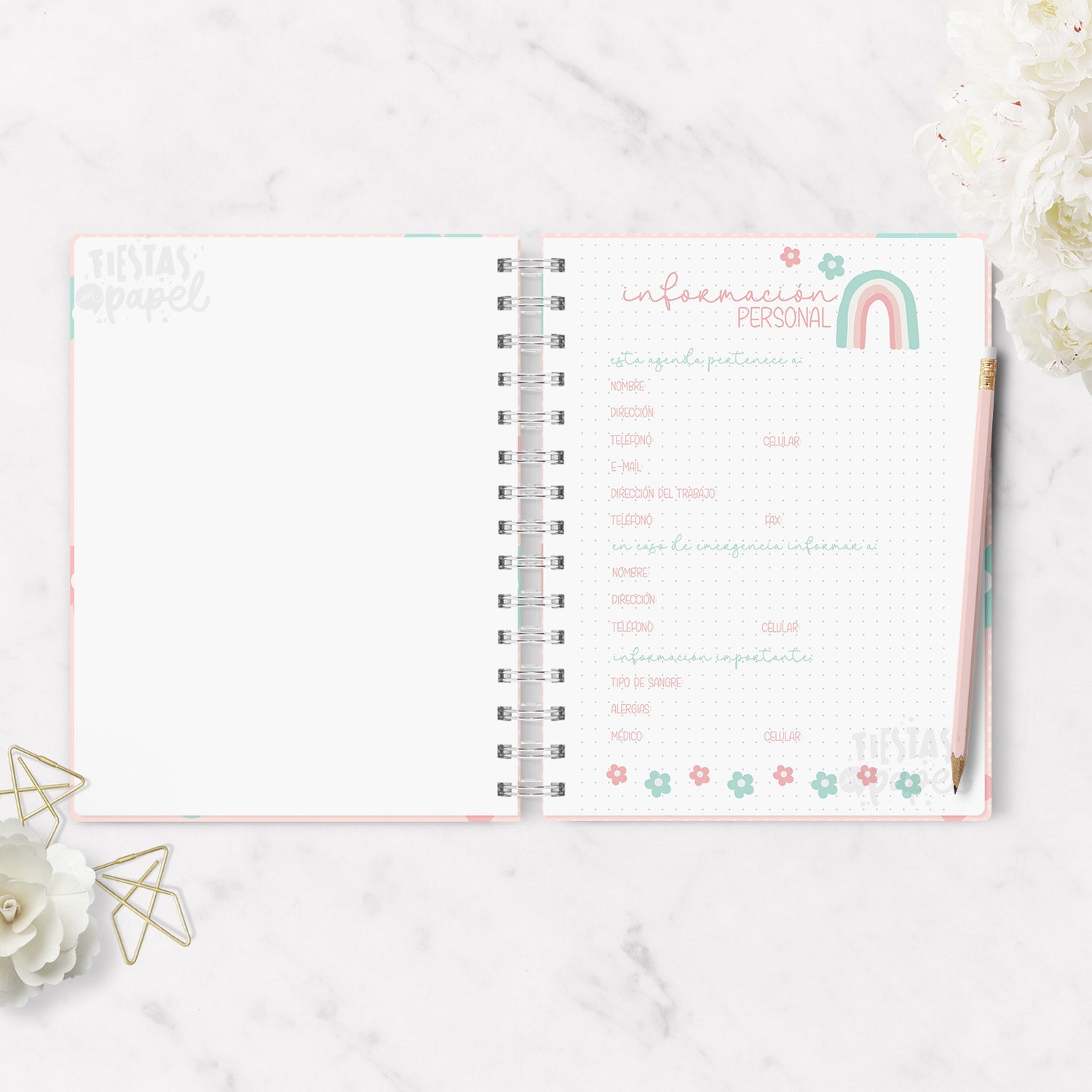 Agenda 2026 Rainbow Bullet Diaria