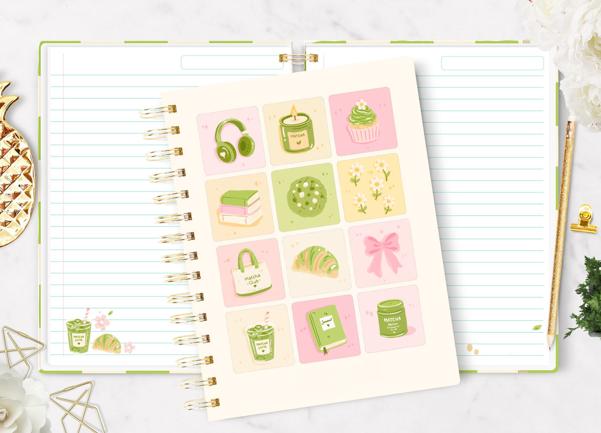 Cuaderno Matcha Lover (portada sin nombre)