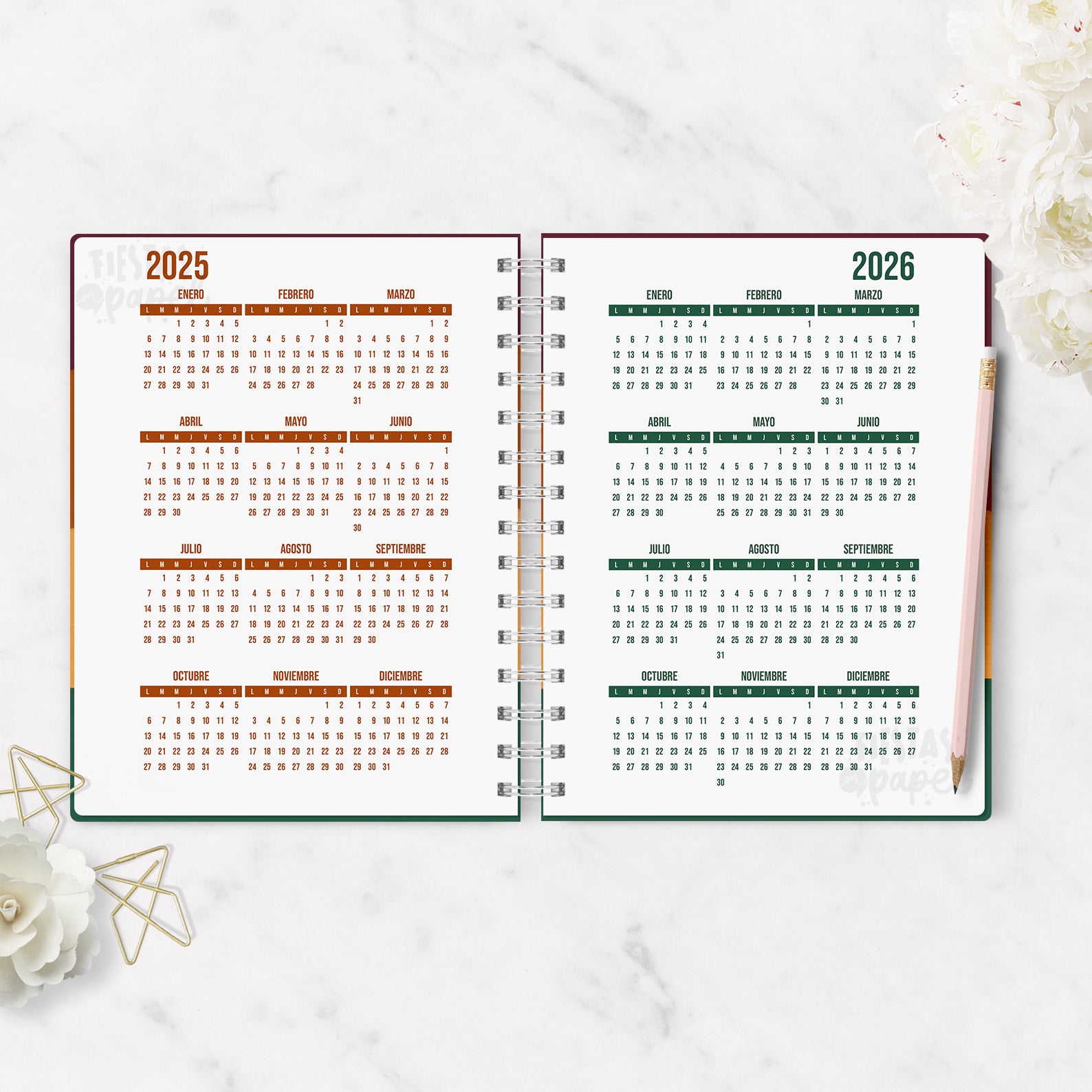 Agenda Ejecutiva 2026 Diaria