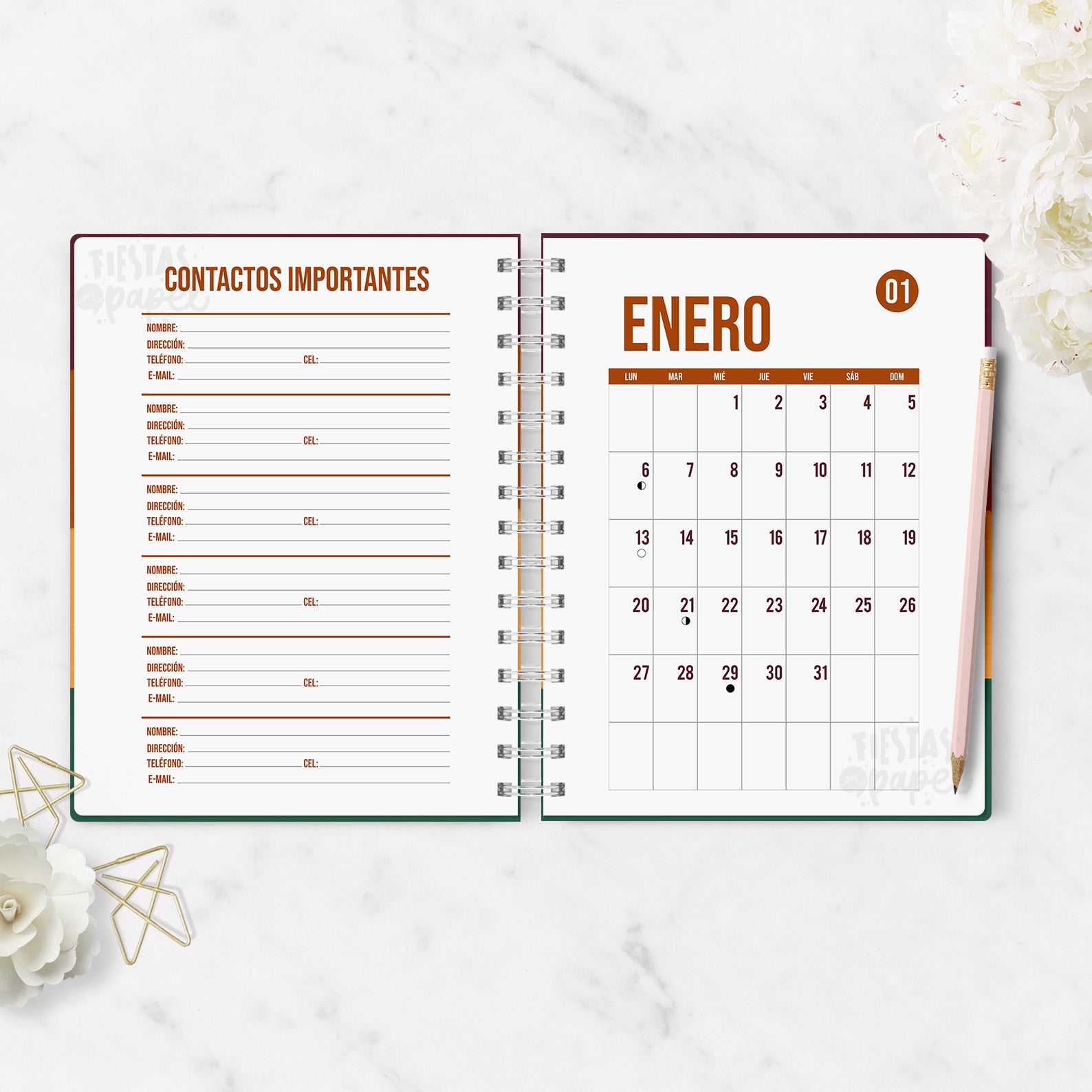 Agenda Ejecutiva 2026 Diaria