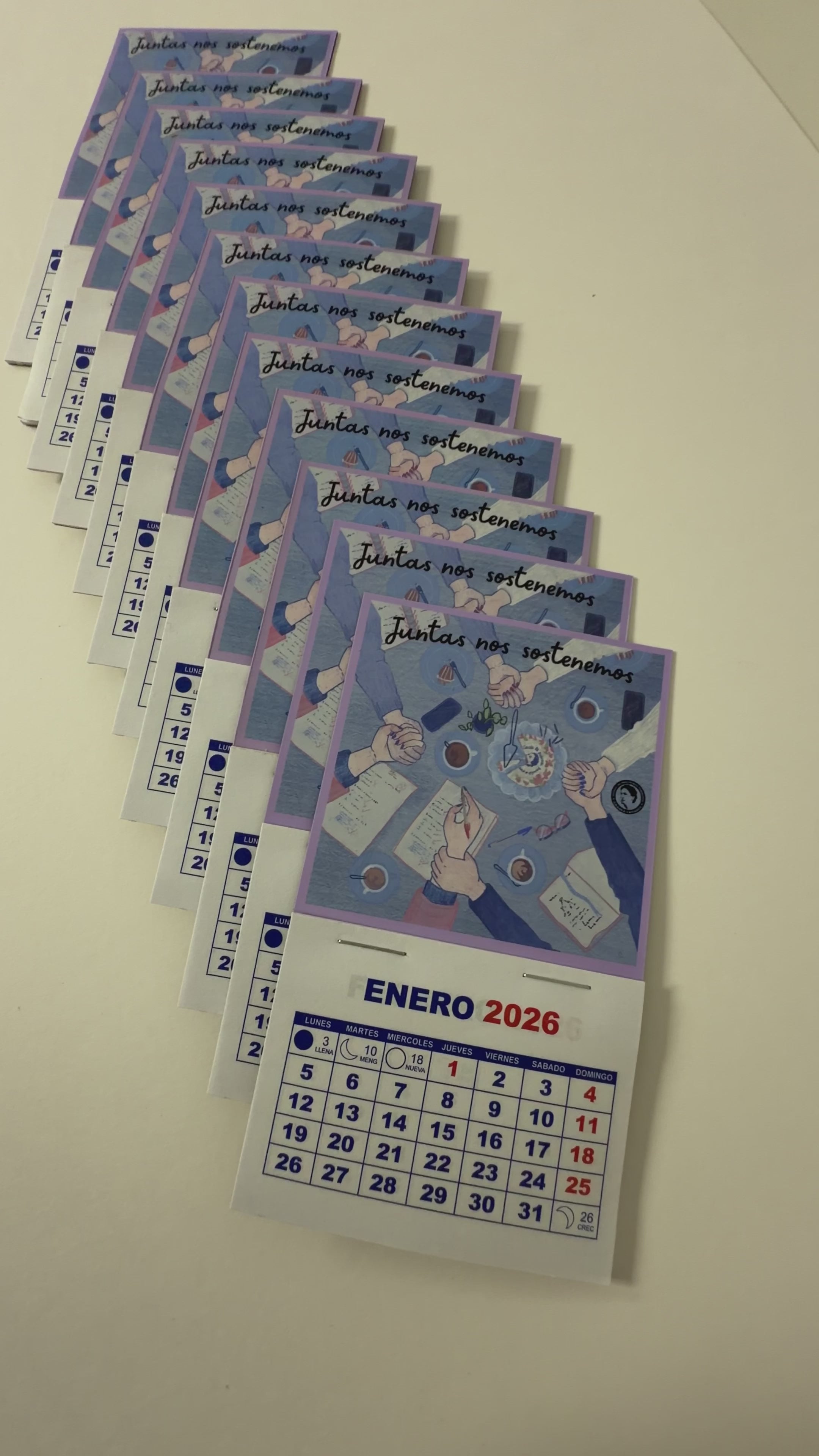 12 calendario imán 2026